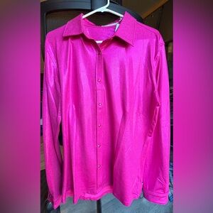 Ranch Dress’n hot pink rodeo shirt XL